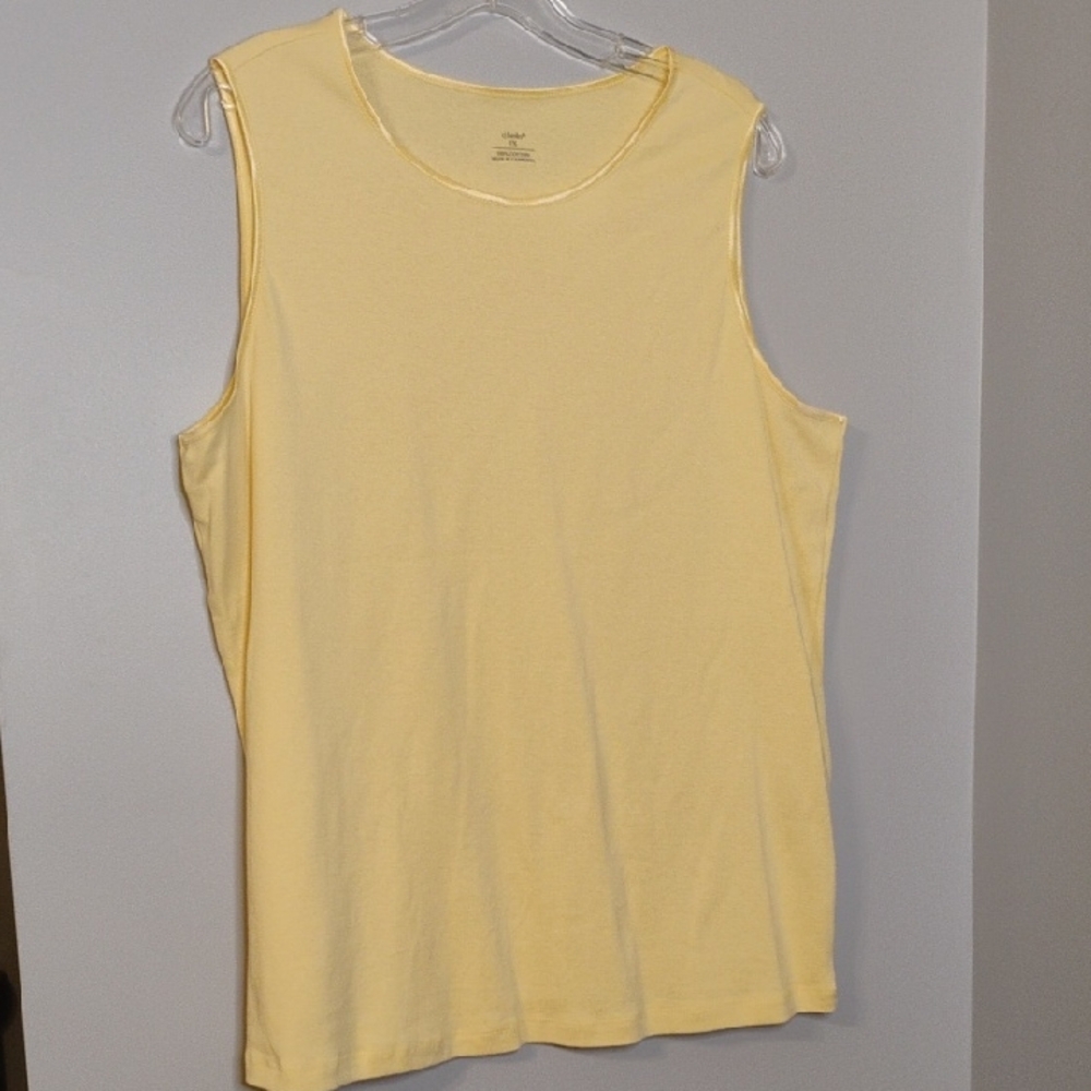 🎉 Light Yellow Layering Tank Top